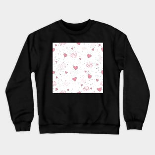 Heart Pattern Crewneck Sweatshirt